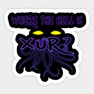 XUR TOUR Sticker